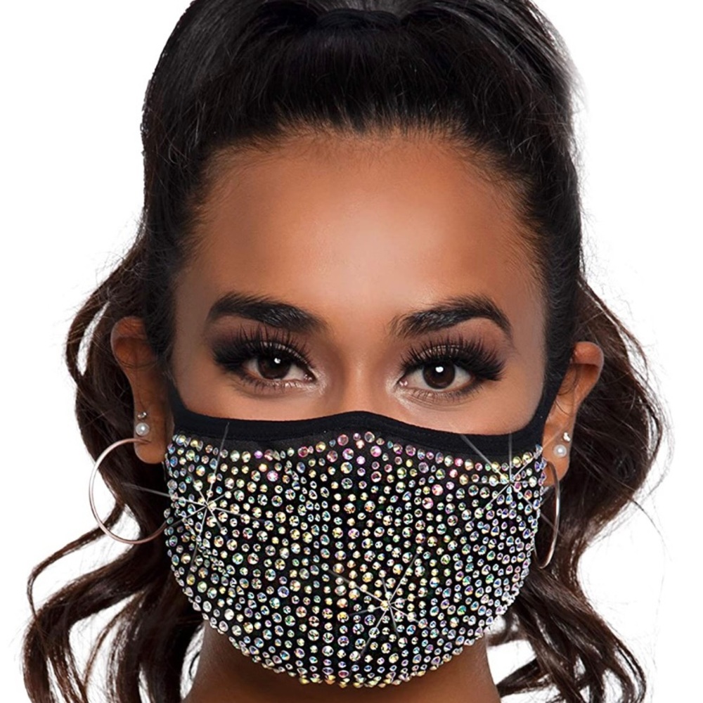 Adjustable Bling Face Masks